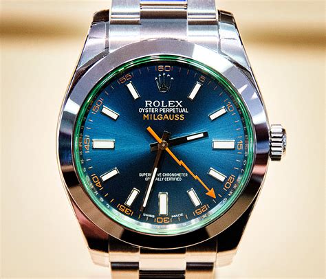 rolex milgauss 11640|rolex milgauss blue price.